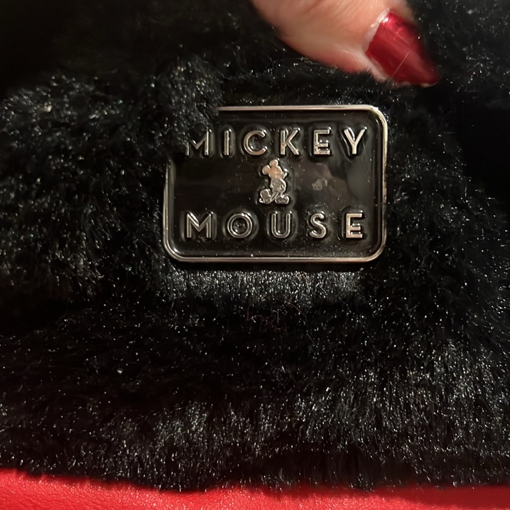 Fuzzy Mickey Mouse Backpack - image 4